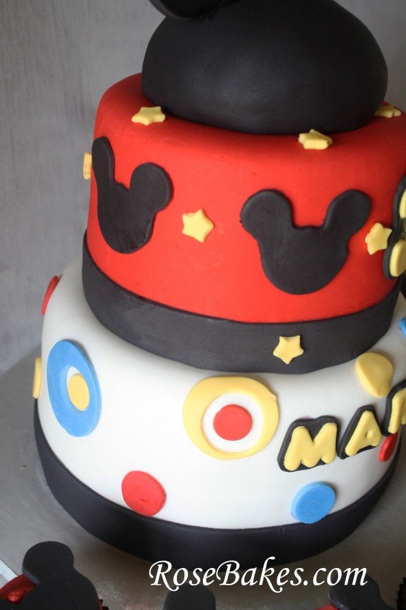 Mickey And Minnie Mouse Birthday Cakes & Cupcakes For Boy & Girl Twins