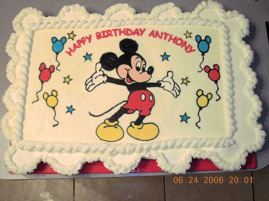 Mickey Mouse Cupcake Cake