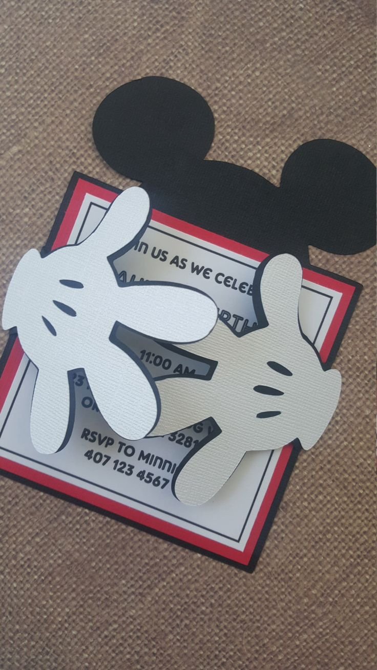 1000+ Ideas About Mickey Invitations On Pinterest