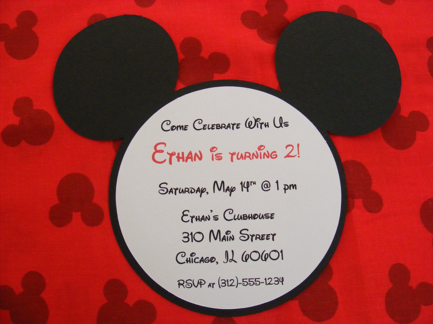 Mickey Invitations Mickey Mouse Inspired By Whimsycreationsbyann