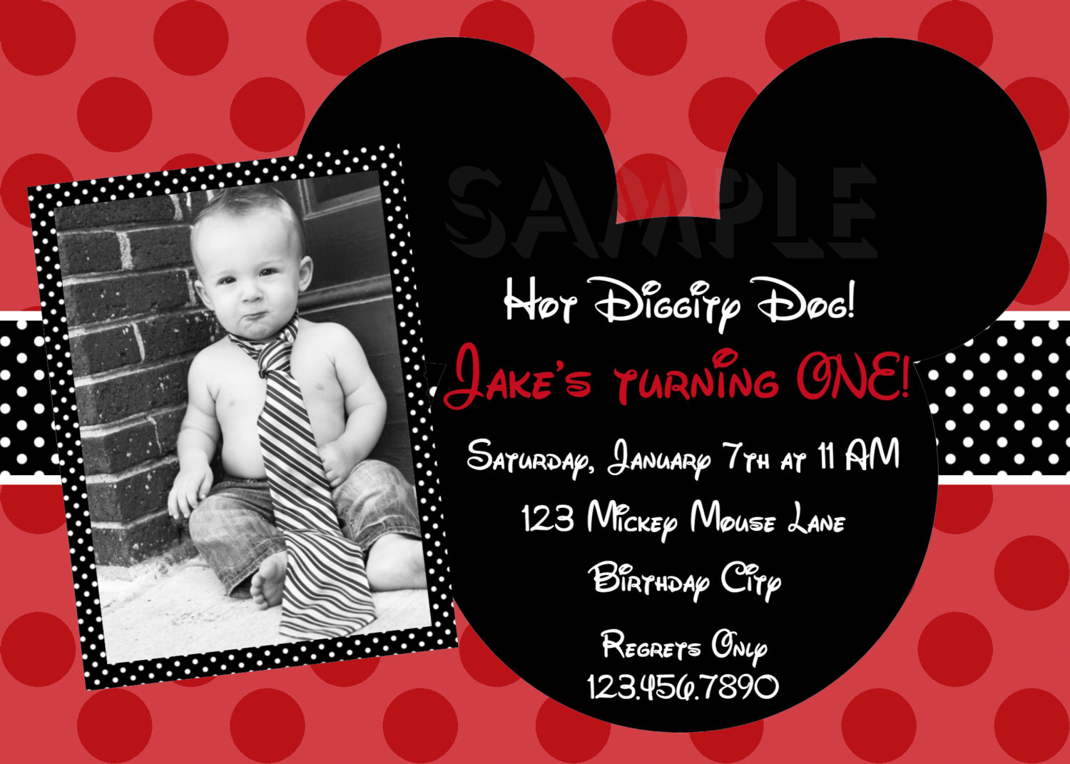 Mickey Mouse Clubhouse Birthday Invitations