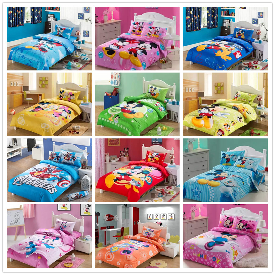 Awesome Disney Mickey Mouse Playground Pals 4pc Toddler Bedding