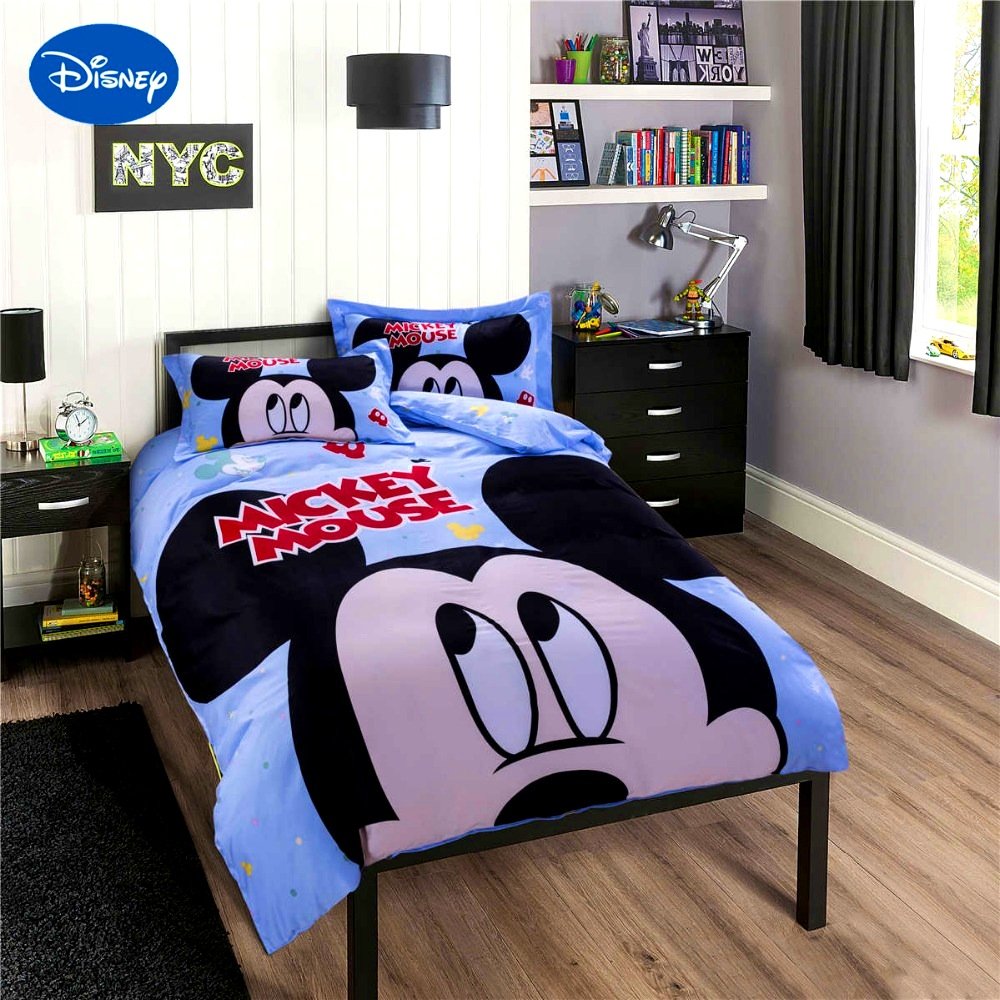 Bedroom   Enchanting Very Popular Mickey Mouse Queen Bedding All