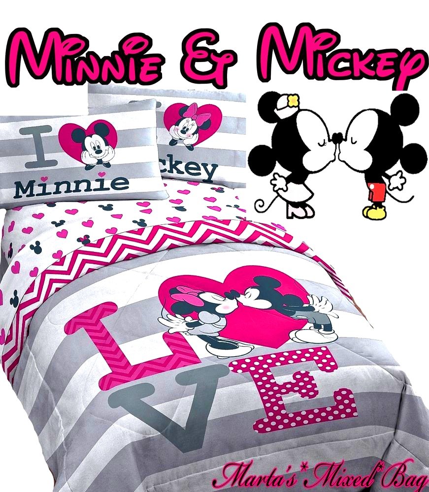 Bedroom   Licious Mickey Mouse Kids Print Bedding Set Bedclothes