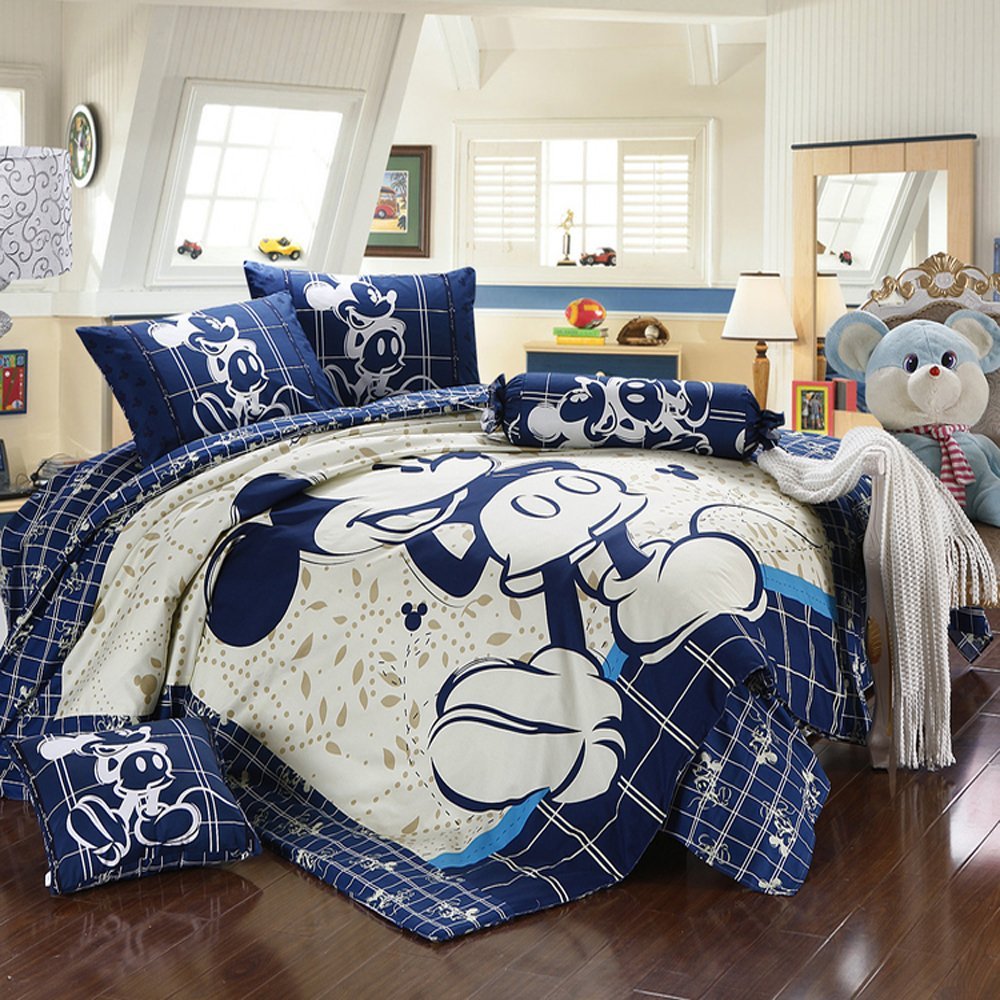 Black And White Mickey Toddler Bedding