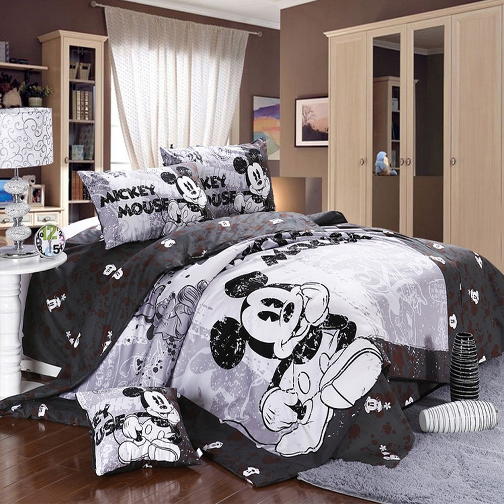 Cutest Mickey Mouse Bedding For Kids And Adults Too Inside Cute