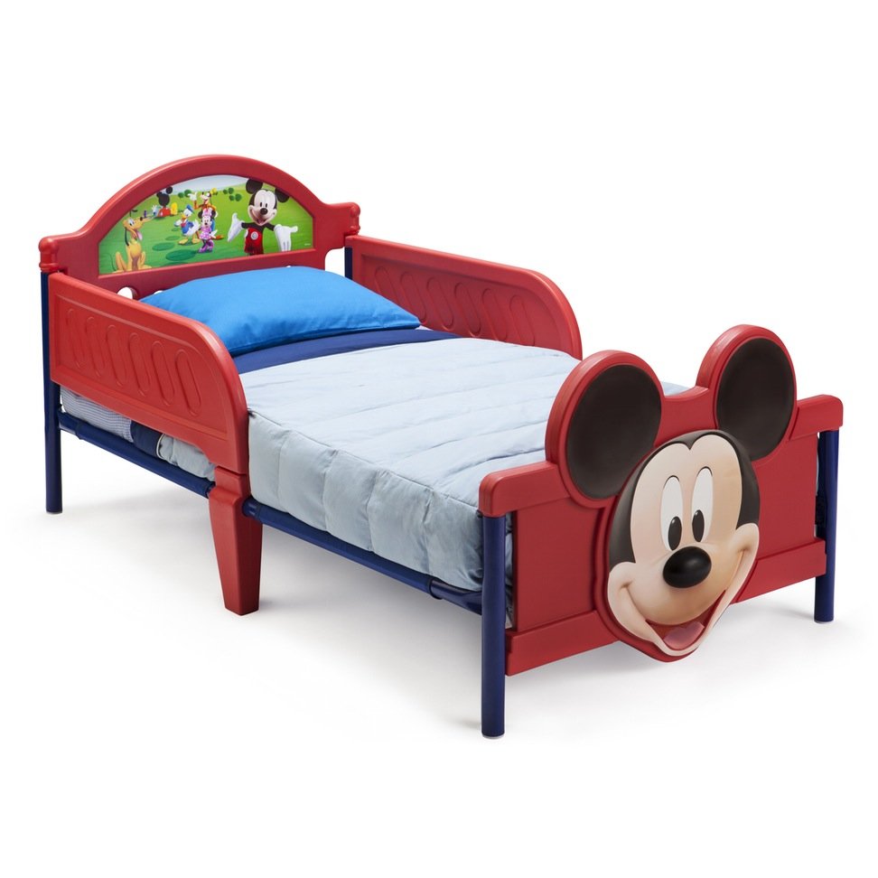 Delta Children Disney Mickey Mouse 3d Convertible Toddler Bed