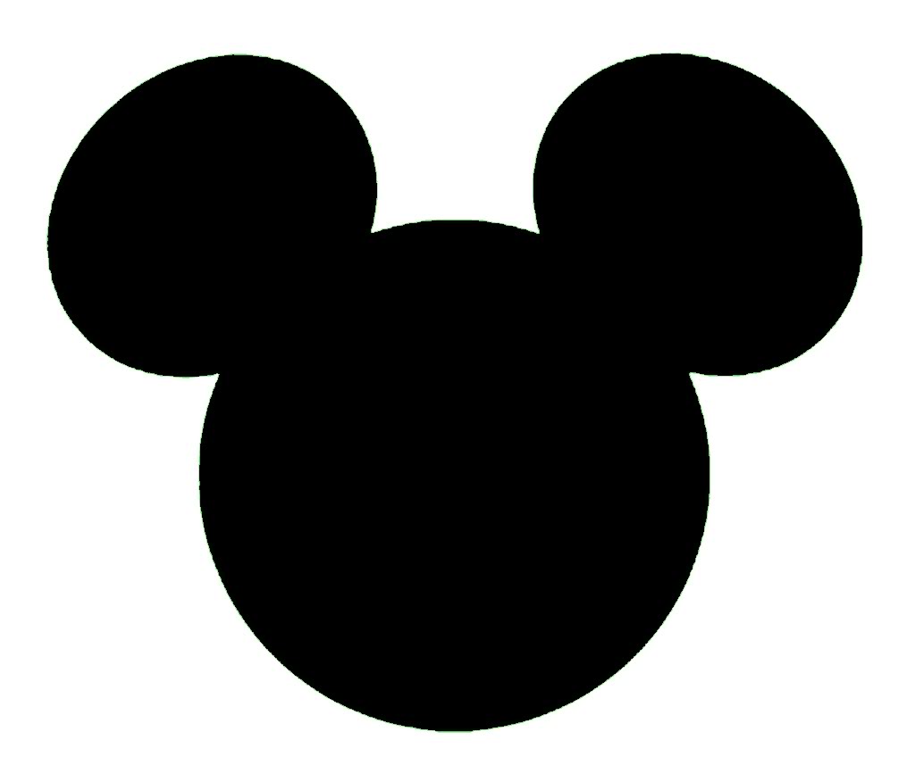 Mickey Mouse Face Outline