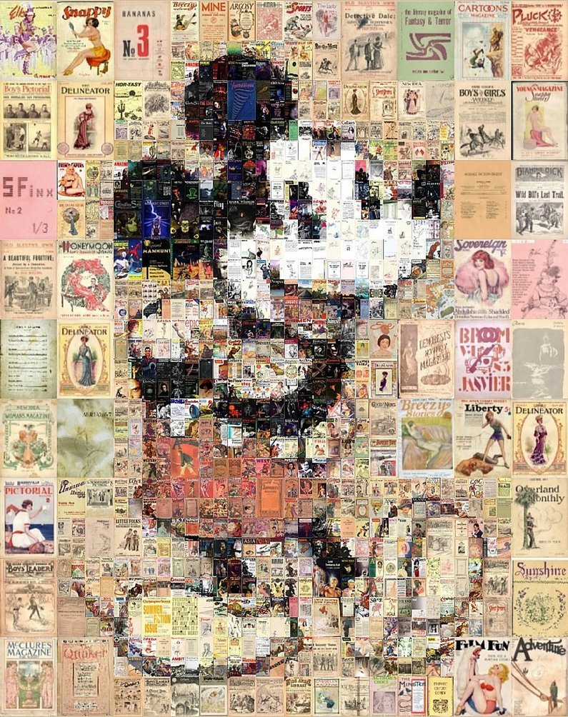 Mickey Mouse Retro Mosaic By Cornejo