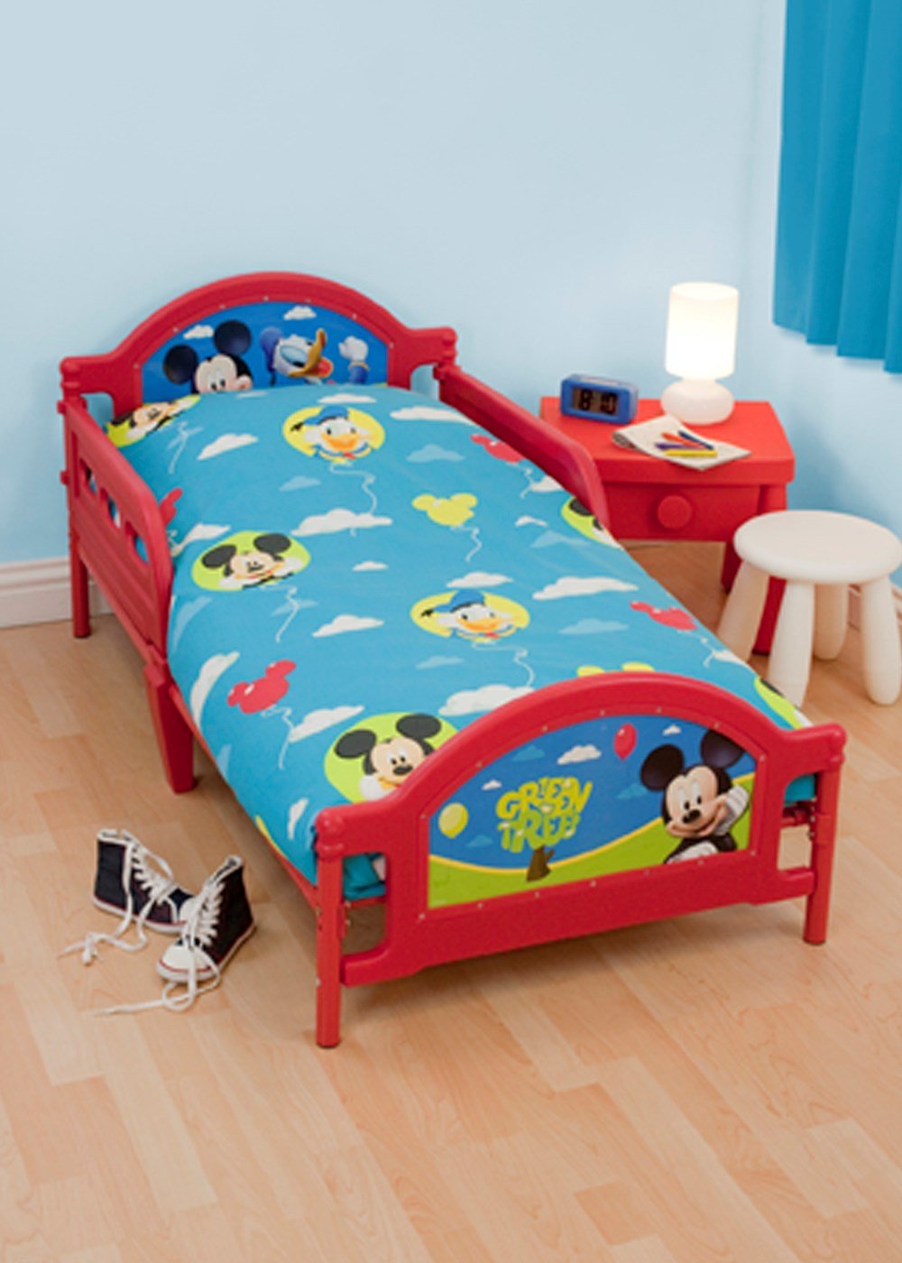 Mickey Mouse Toddler Bedroom  Baby Bedding Crib Cot Sets Mickey
