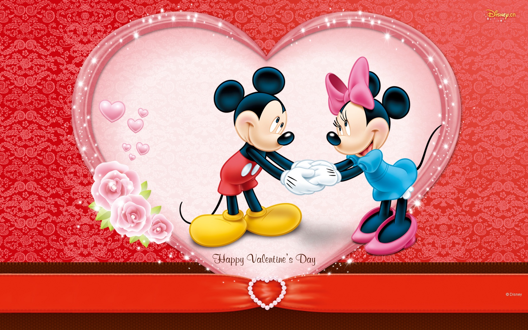 Mickey Mouse Valentine Wallpaper