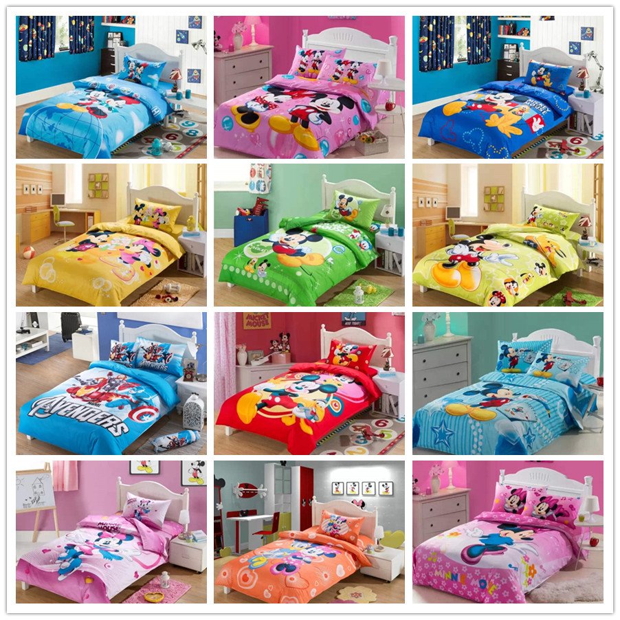 Popular Mickey And Minnie Mouse Bedding