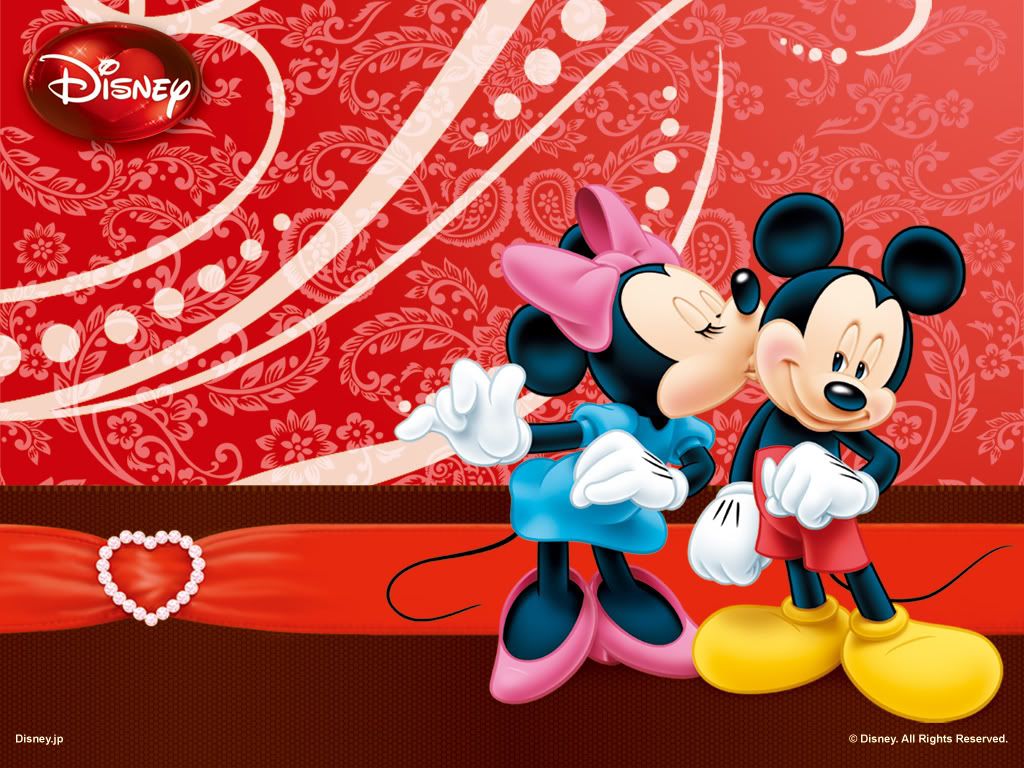 Wallpaper Mickey And Minnie Mouse