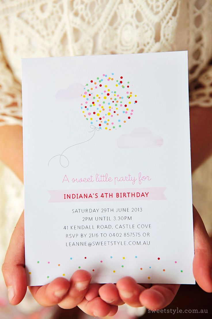1000+ Ideas About Children’s Party Invitations On Pinterest