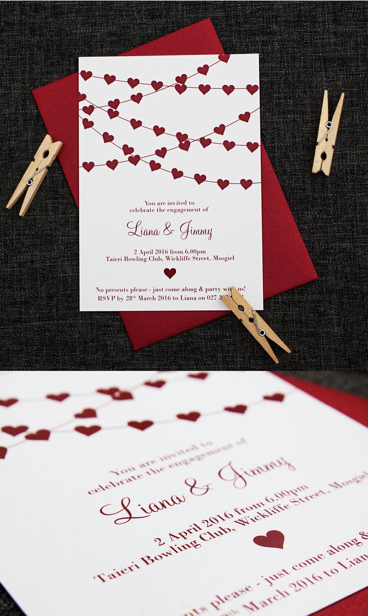 1000+ Ideas About Engagement Party Invitations On Pinterest
