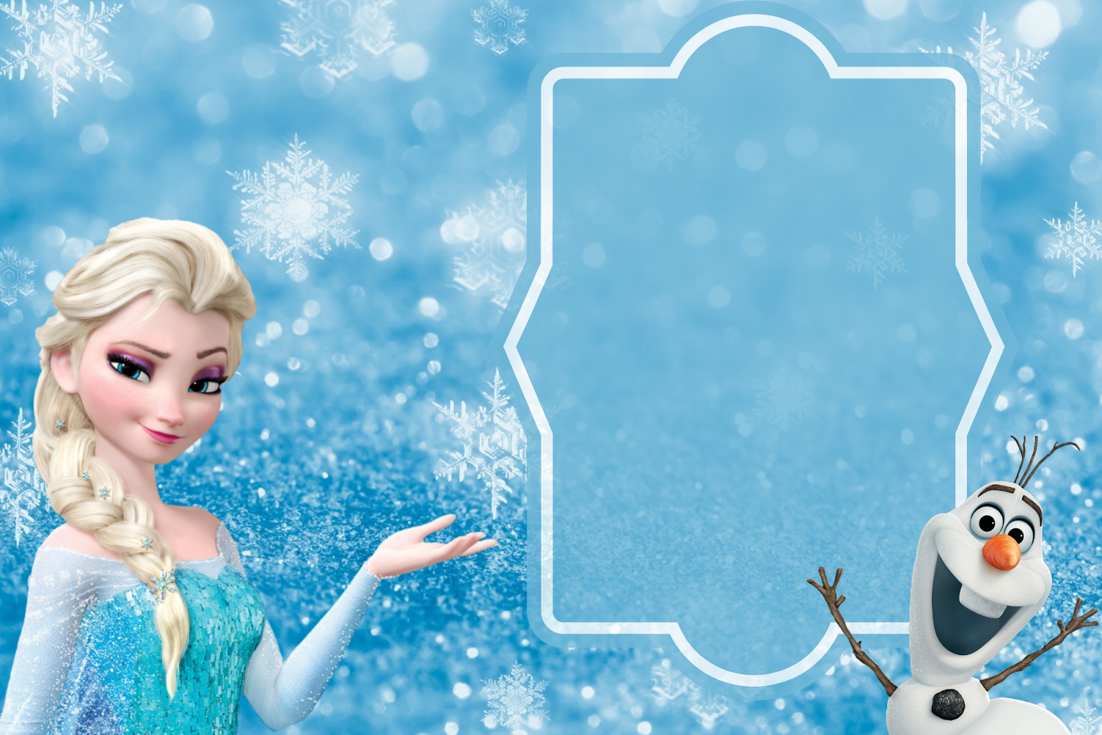 1000+ Ideas About Free Frozen Invitations On Pinterest