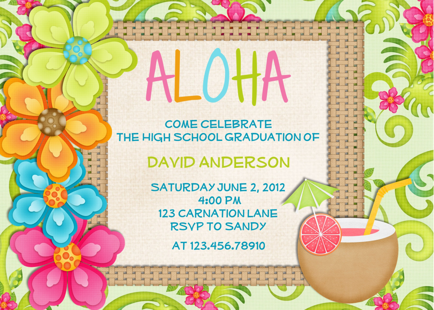 1000+ Ideas About Luau Birthday Invitations On Pinterest