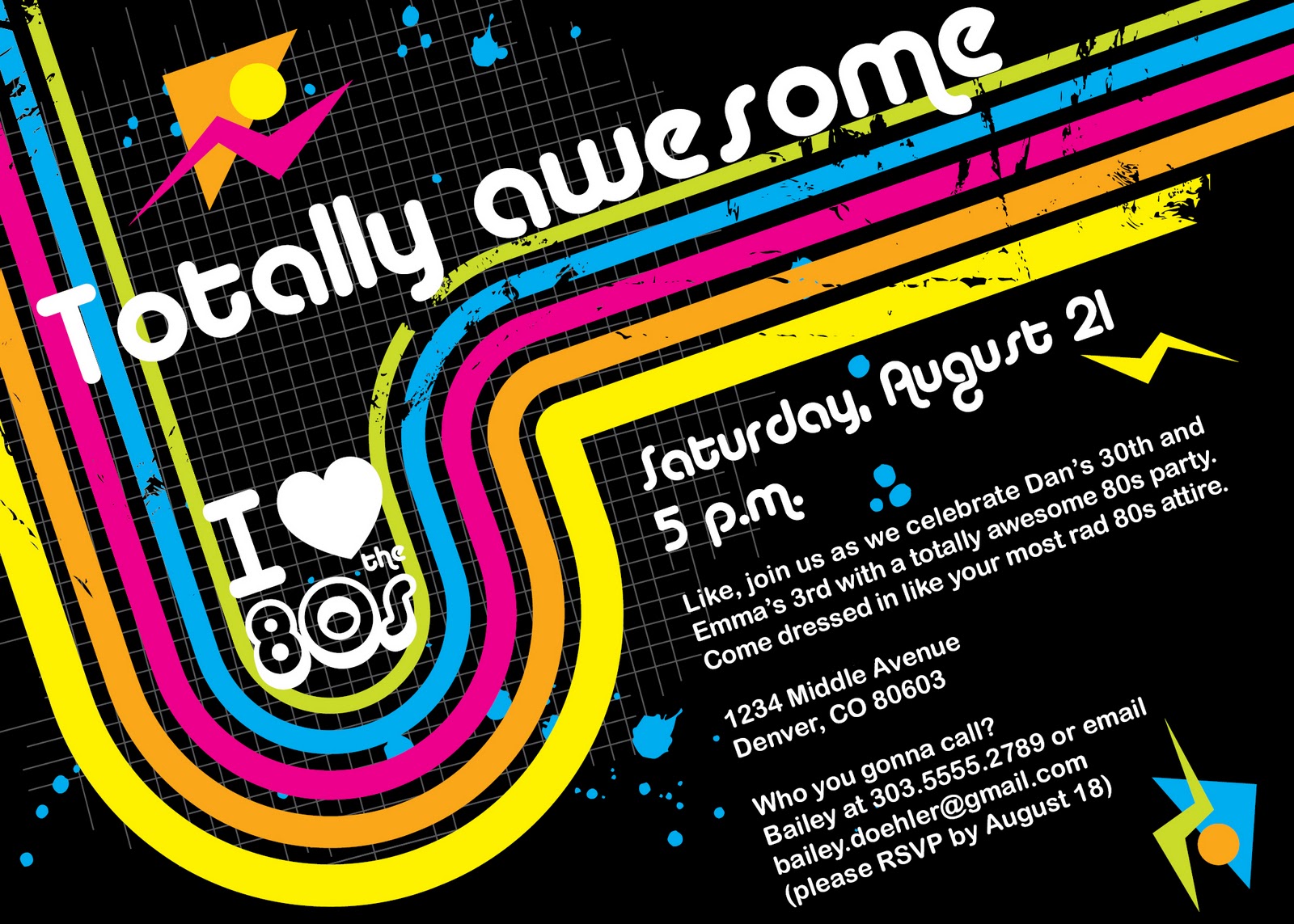 1000+ Images About 80's Party Theme On Pinterest