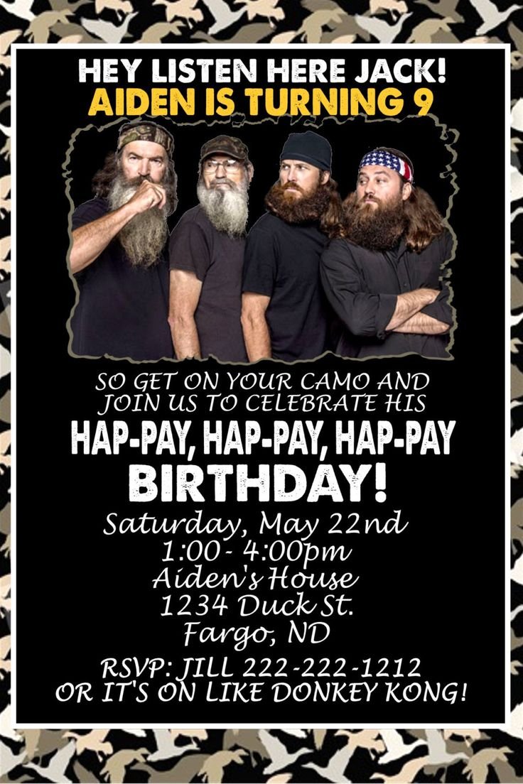 1000+ Images About Duck Dynasty Party Supplies On Pinterest