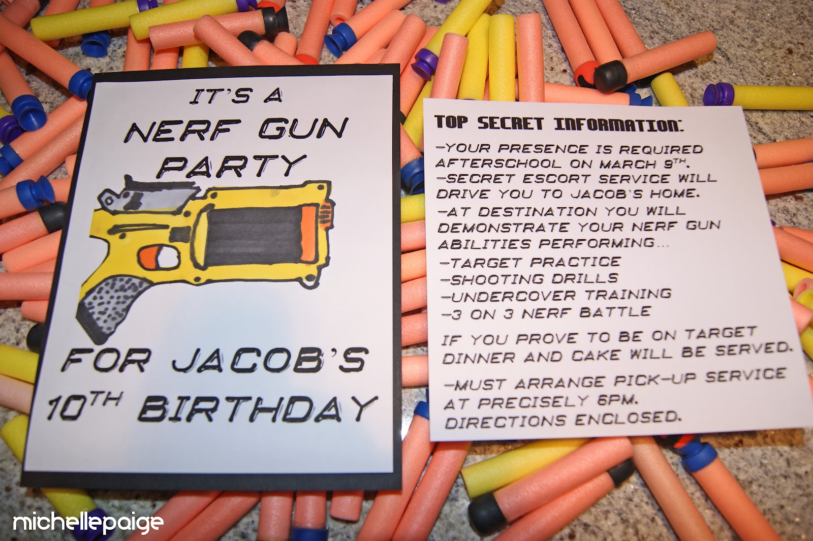 1000+ Images About Nerf Gun Birthday Party On Pinterest