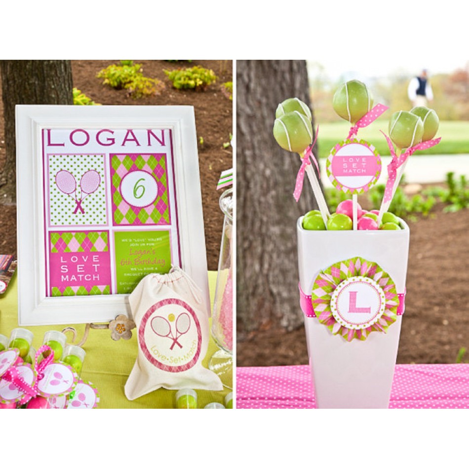 1000+ Images About Tennis Theme Party On Pinterest