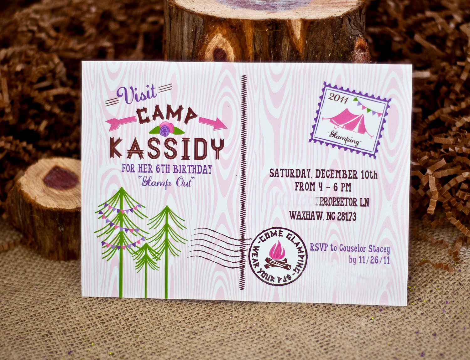 18 Stunning Camping Birthday Party Invitations