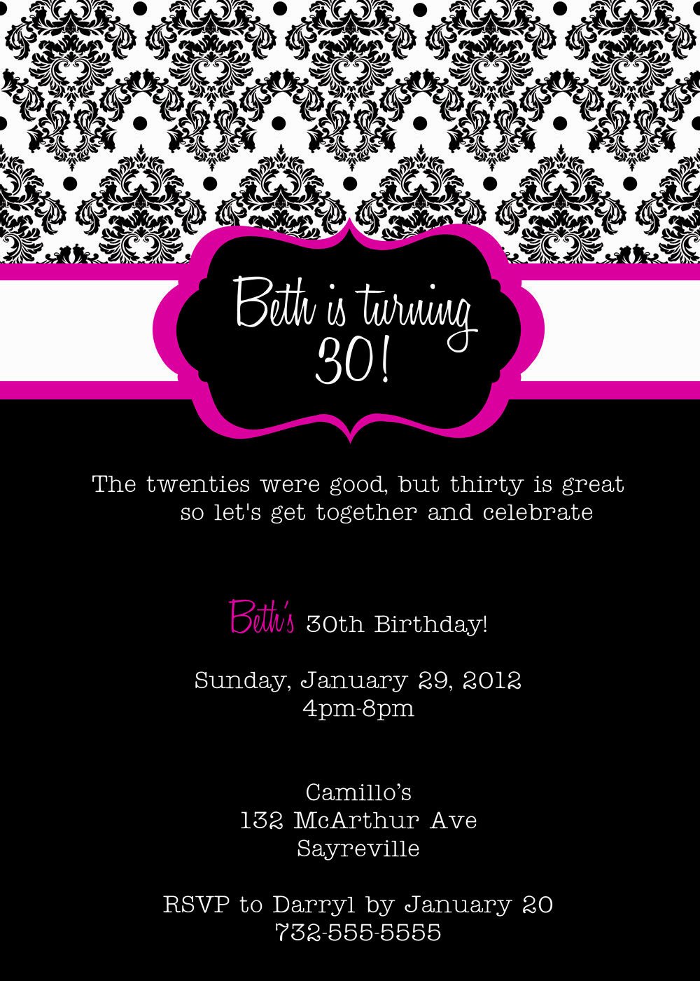 18th Birthday Party Invitations Free Cards Ideas With 18th
