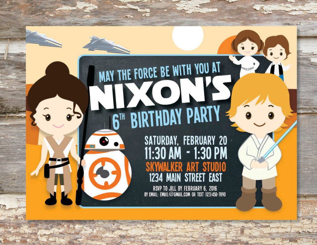 40+ Star Wars The Force Awakens Birthday Party Ideas