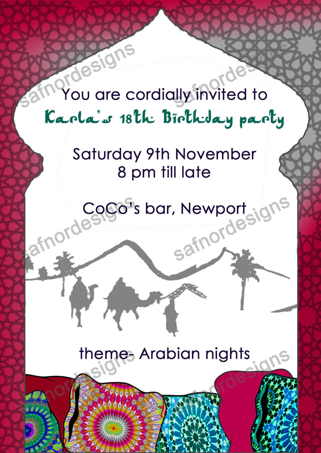 Arabian Invitation