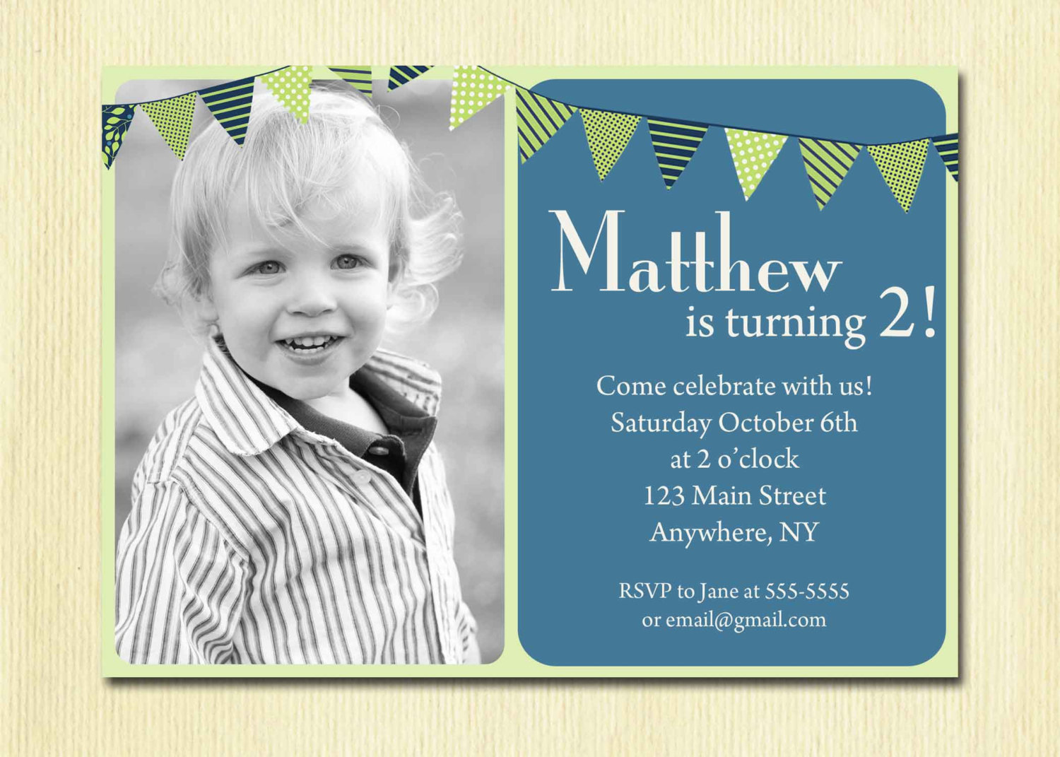 Baby Boy Birthday Party Invitation Wording