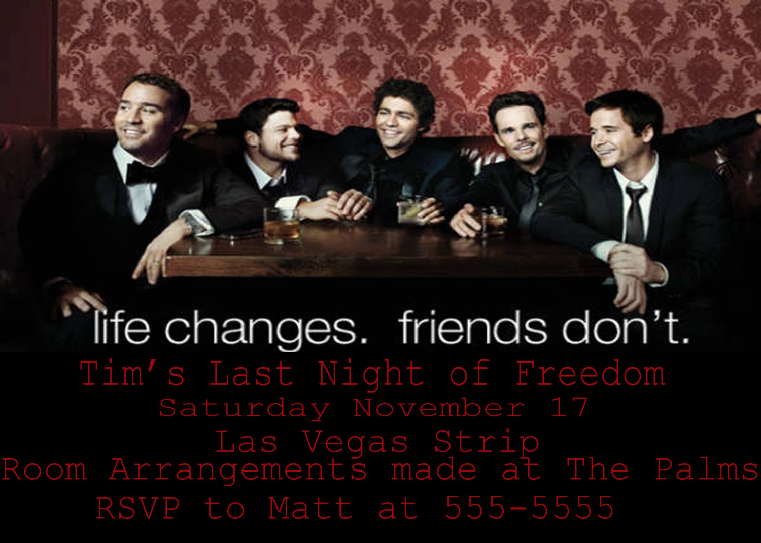 Bachelor Party Invitation Format