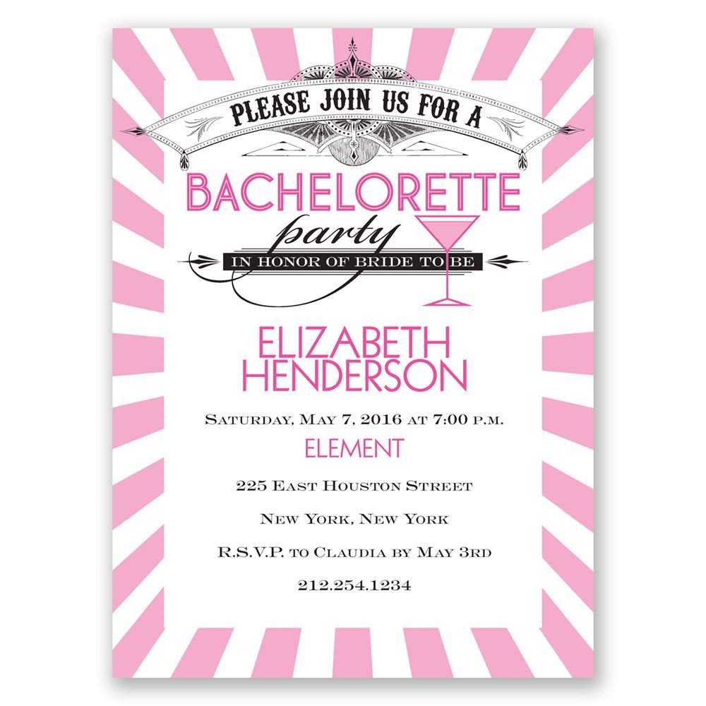 Bachelor Party Invitation Text