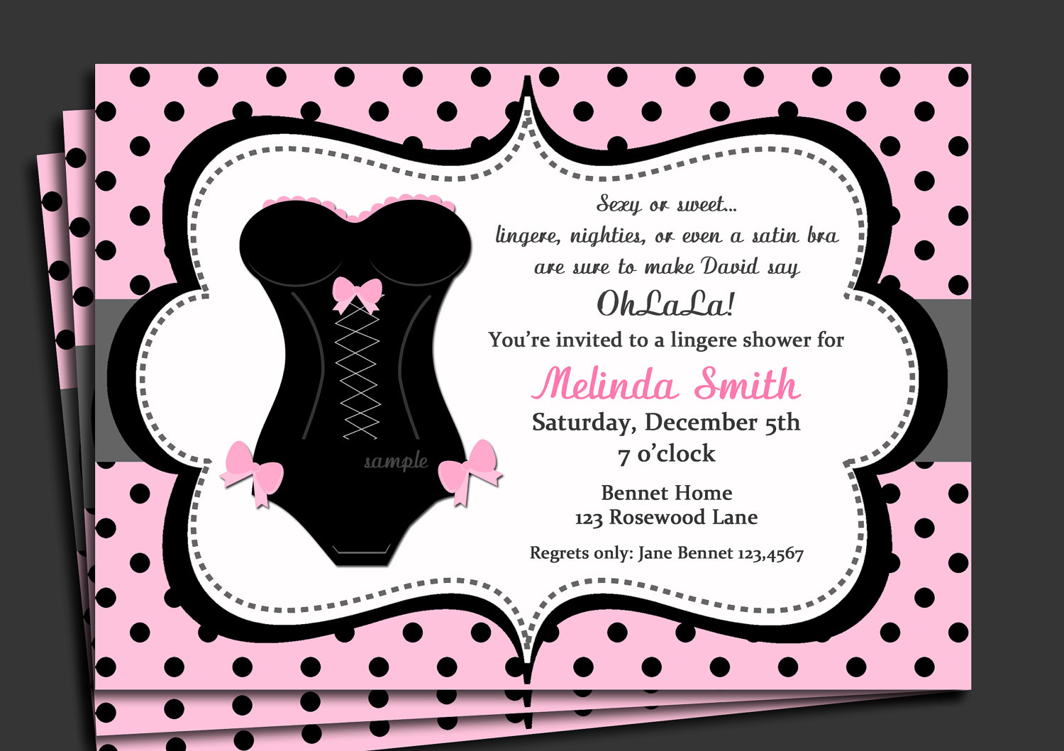 Bachelorette Party Invitation