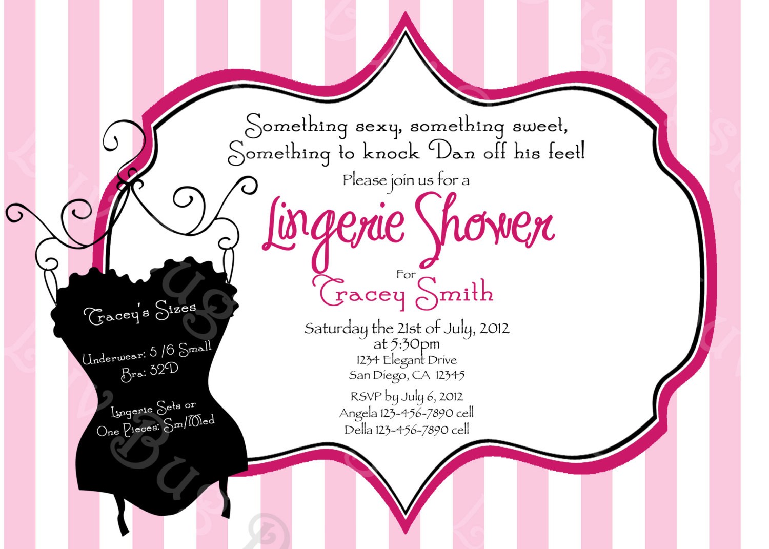 Bachelorette Party Invitation
