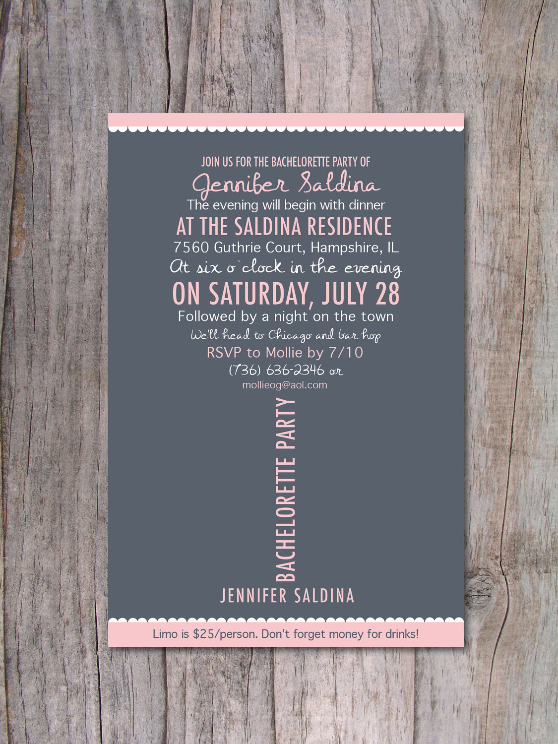 Bachelorette Party Invitation Wine Lovers By Pinchofspice On Etsy