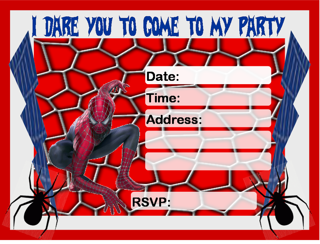 Blank Free Printable Birthday Invitations For Boys