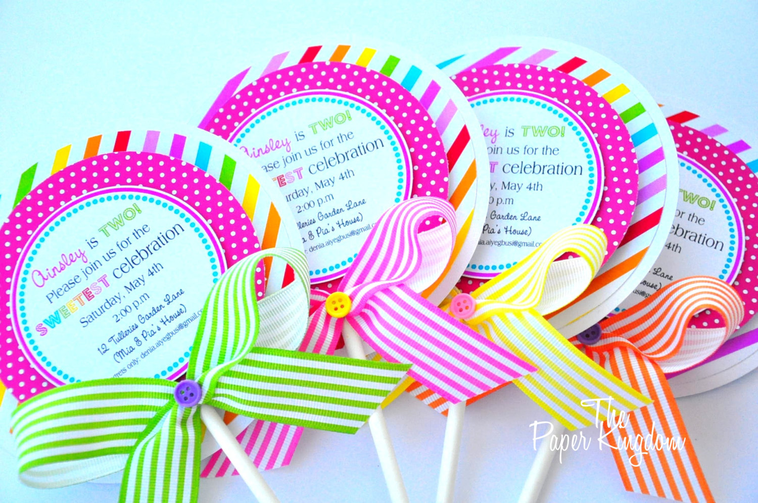 Candyland Invitation