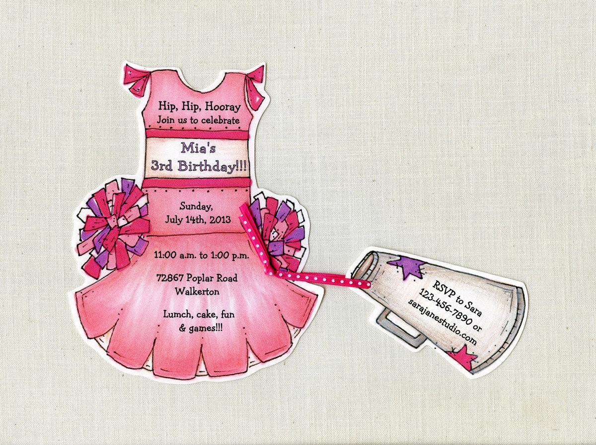 Cheerleading Invite