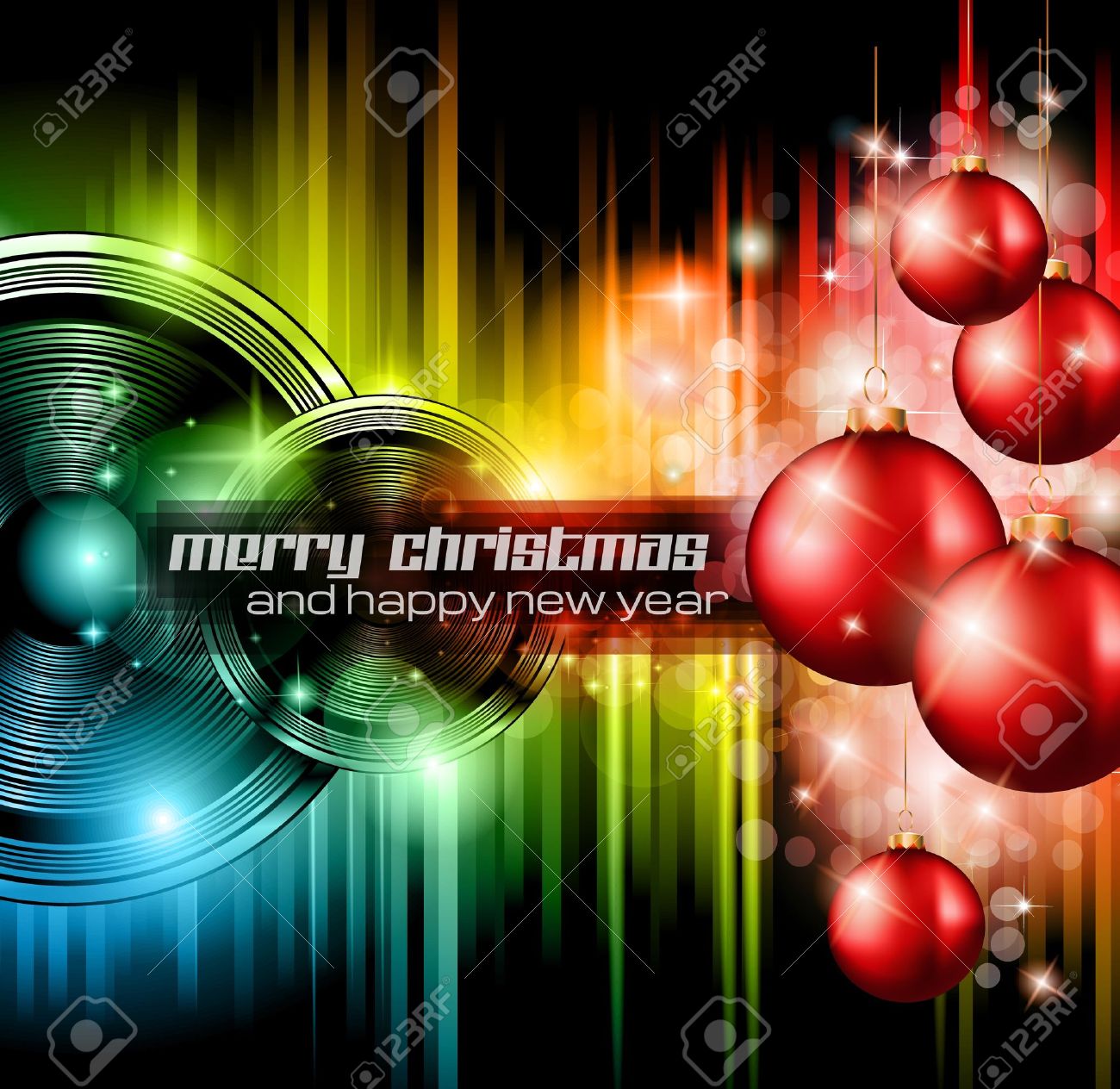 Christmas Club Party Background