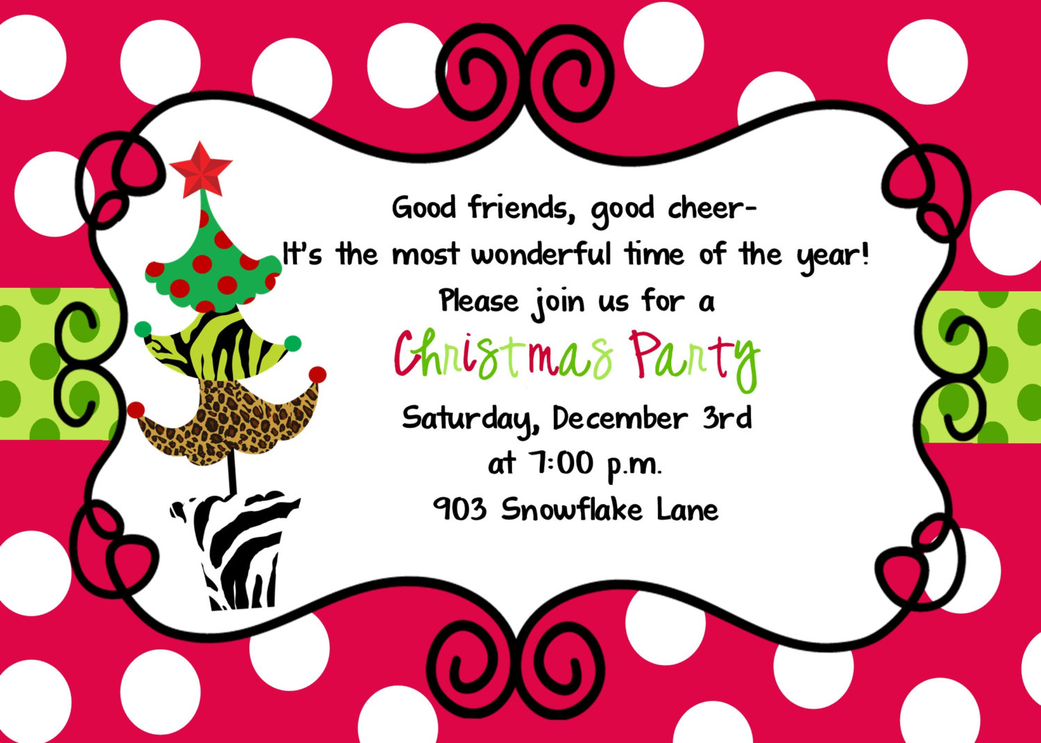 Christmas Party Invitation