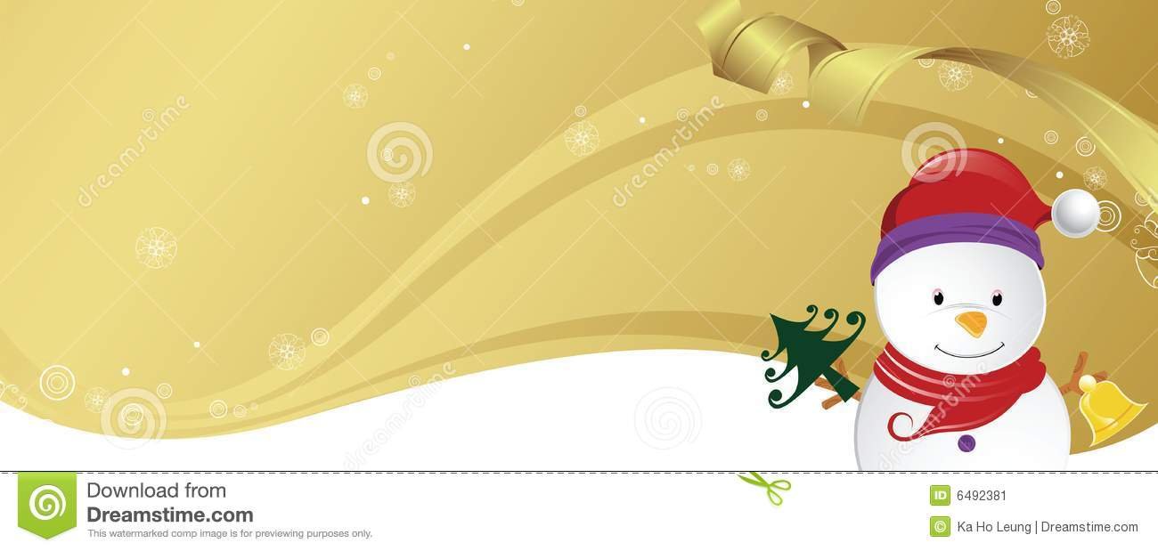 Christmas Party Invitation Card Stock Image