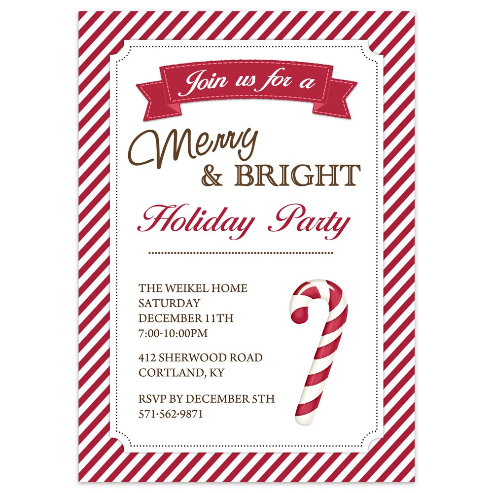 Christmas Party Invitations