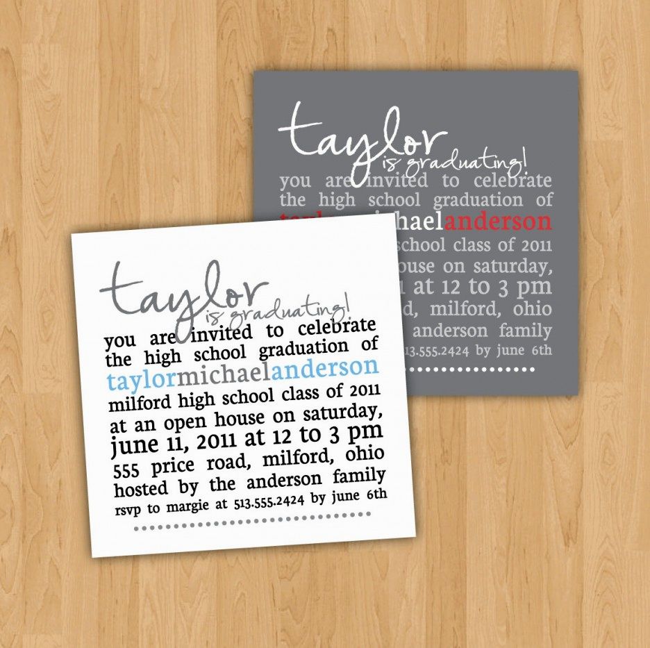Creative Graduation Party Invitations Ideas About Creative