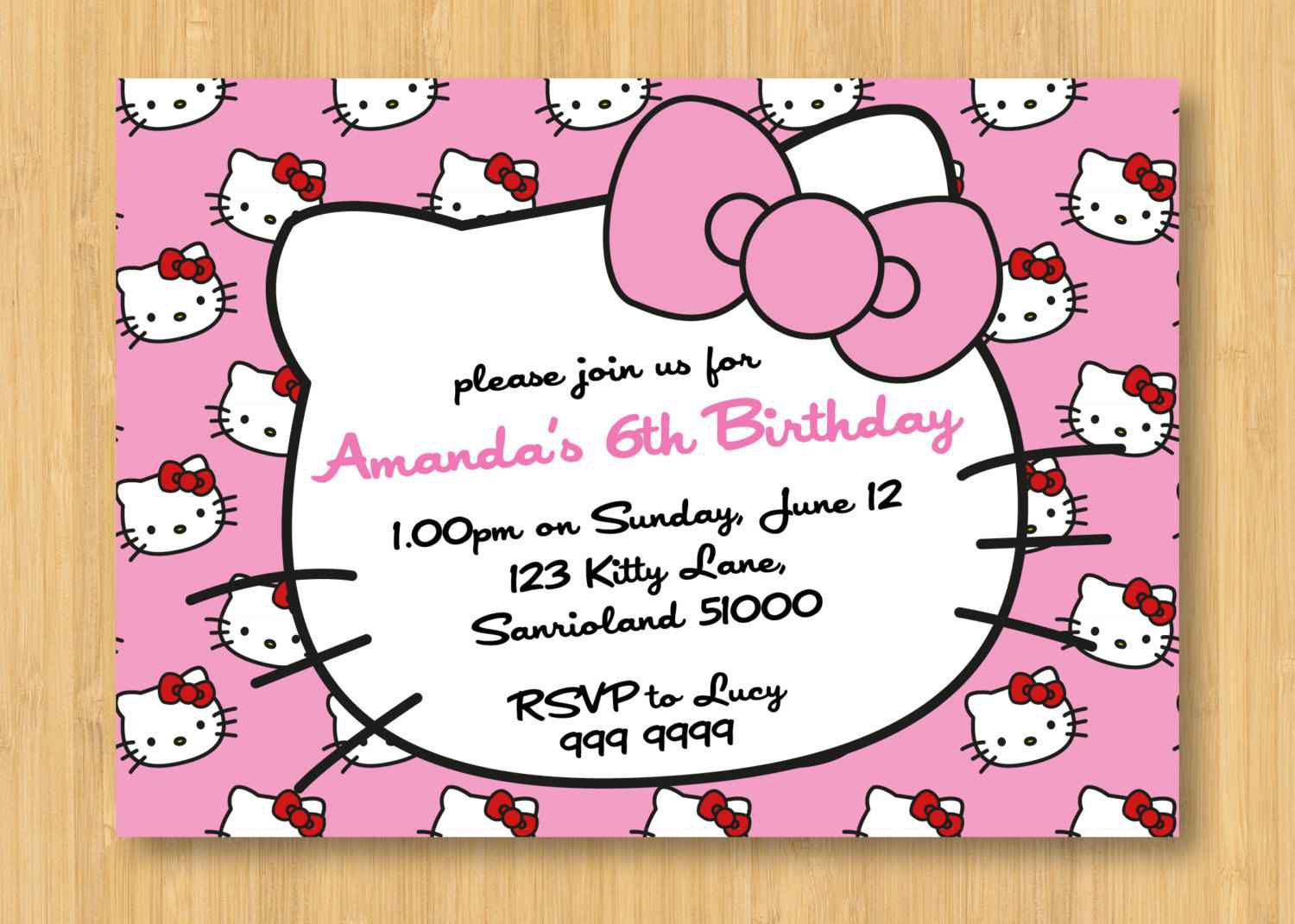 Custom Birthday Party Invitations   Birthday