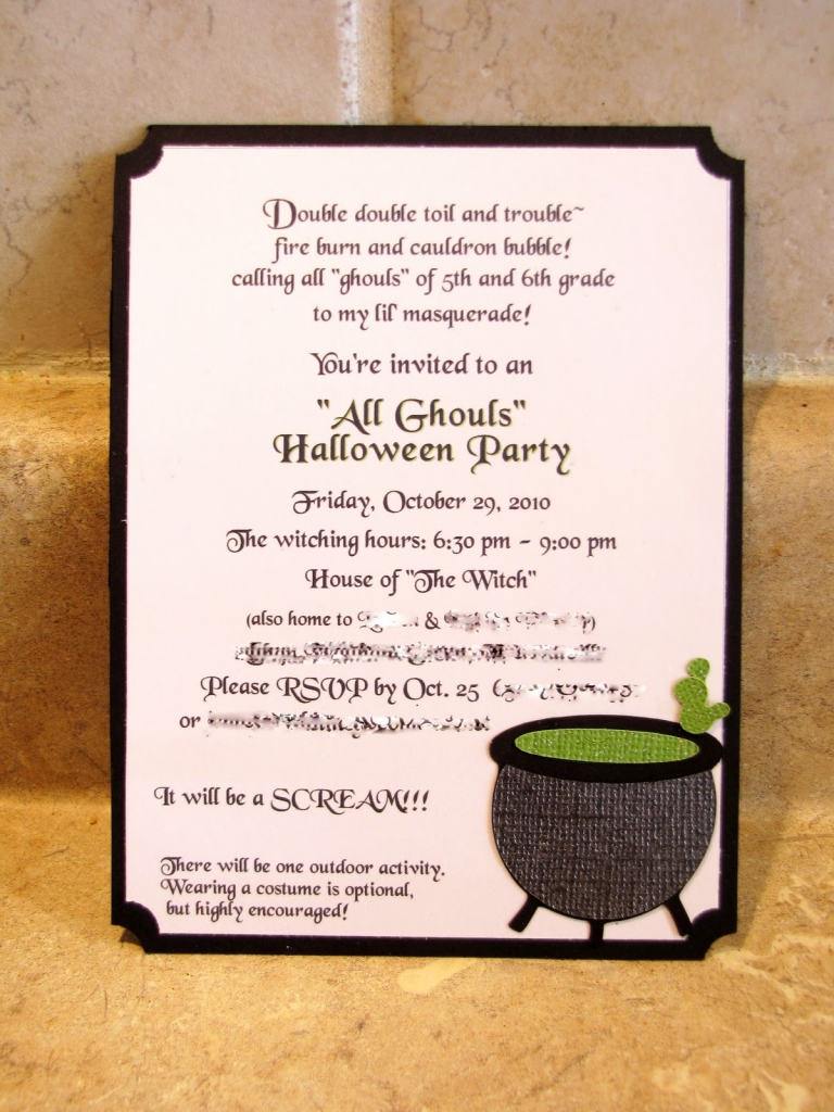 Cute Halloween Invitation Ideas
