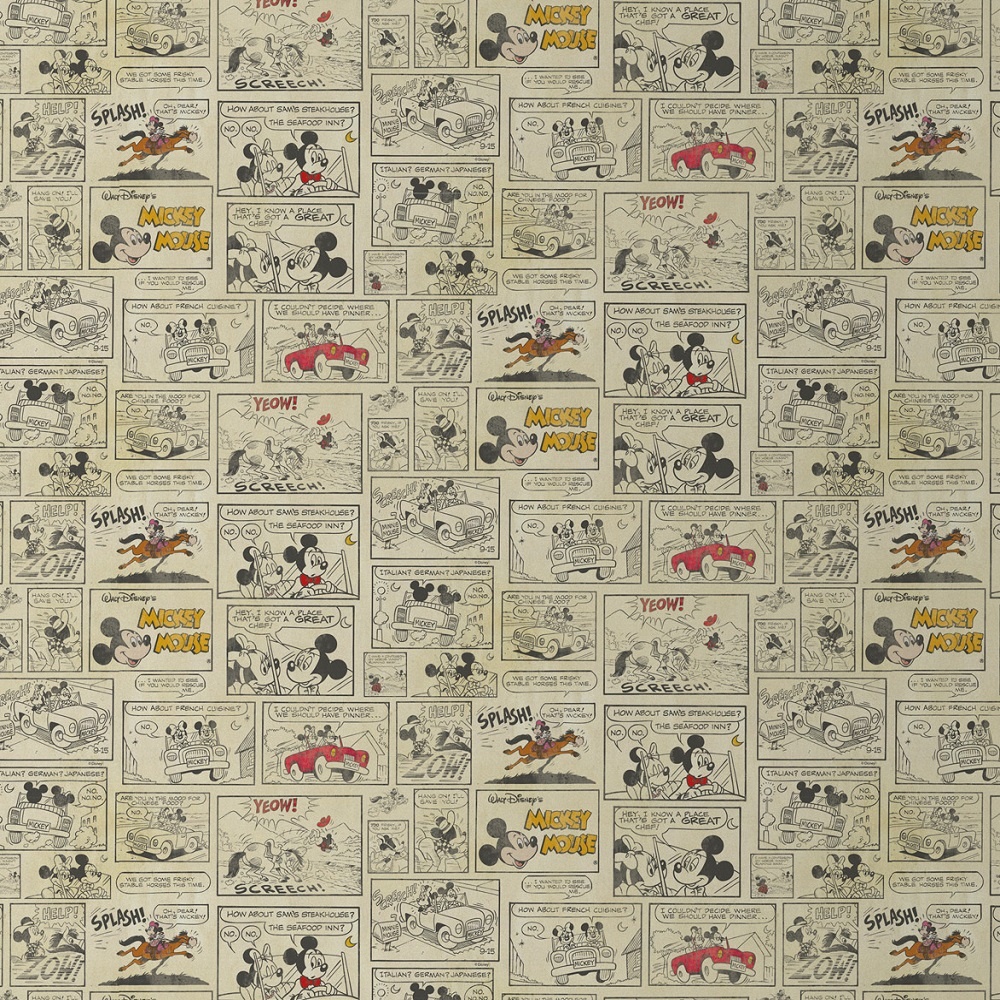 Disney Mickey Mouse Minnie Night Out Comic Strip Wallpaper 70