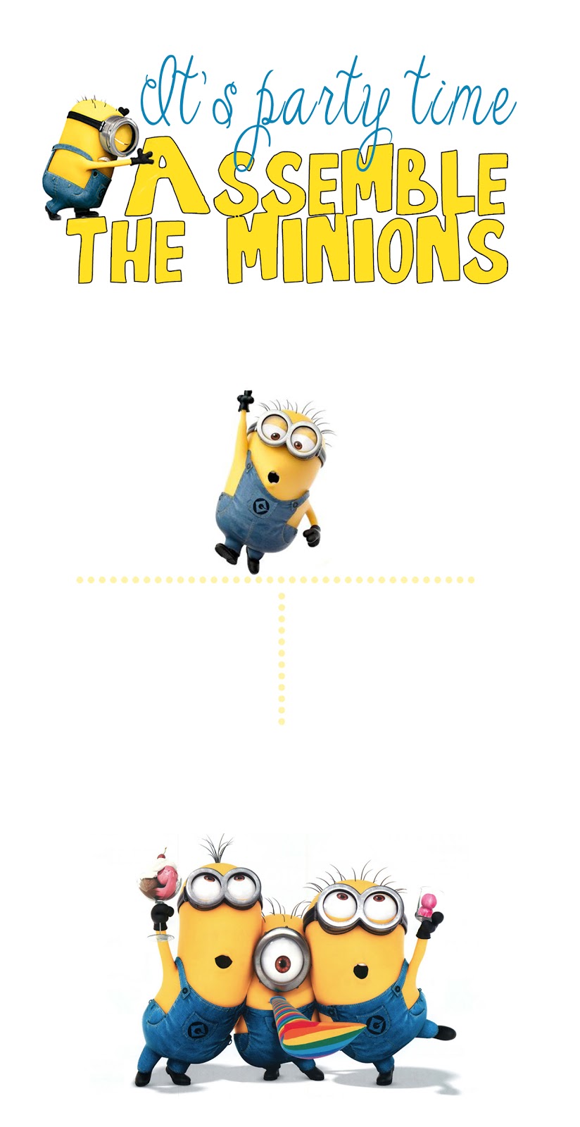 Diy Design Den  Minion Birthday Party With Free Printables