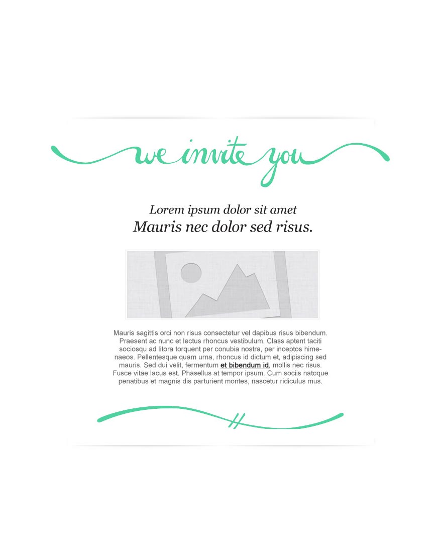 Email Invitation Template