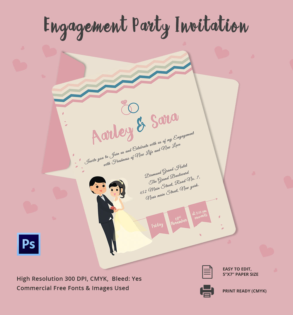 Engagement Invitation Template