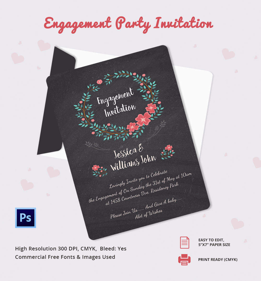 Engagement Invitation Template